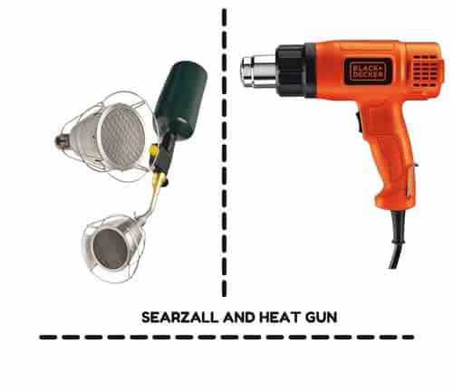 Searzall and heat gun